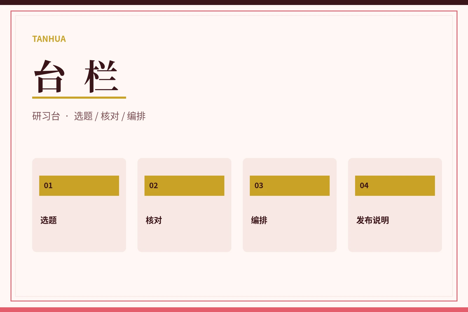 案头编辑工作